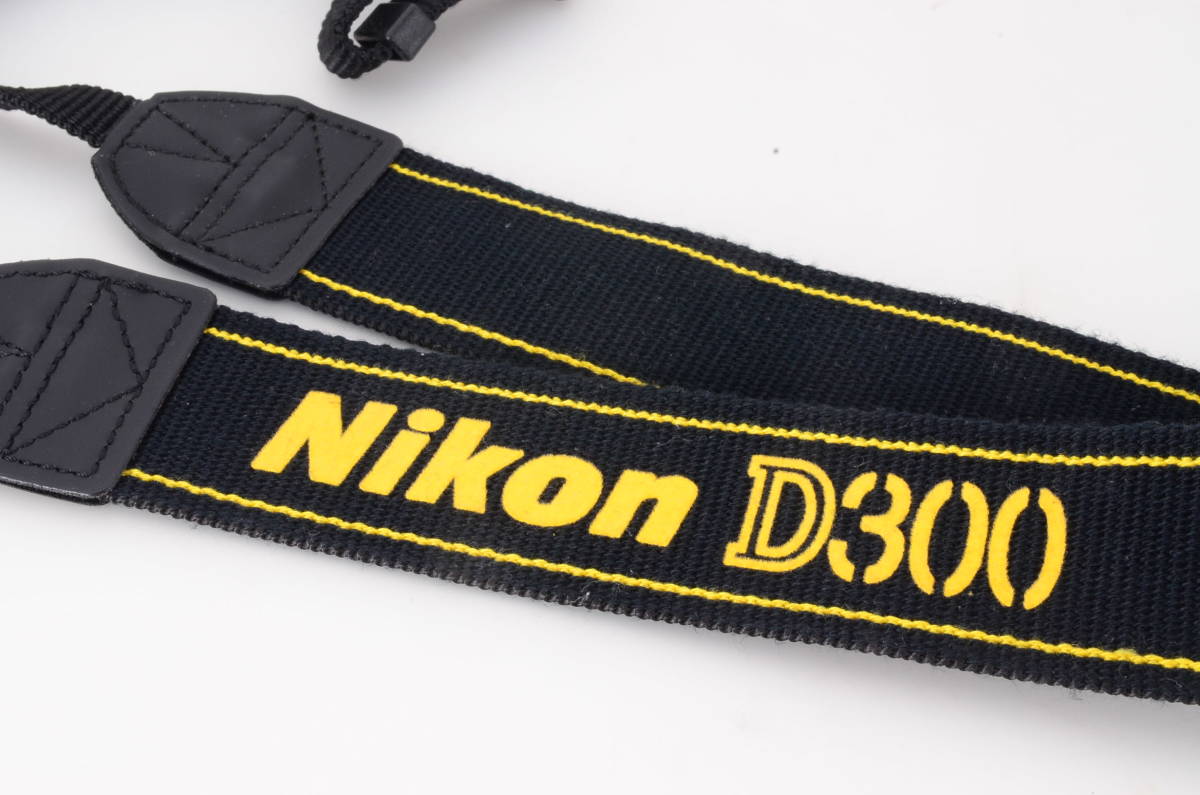 【送料無料】★ほぼ新品★Nikon ニコン D300 ストラップ AN-D300★純正品 イエローの色鮮やかさ健在の大変綺麗なコンディションです！_画像3