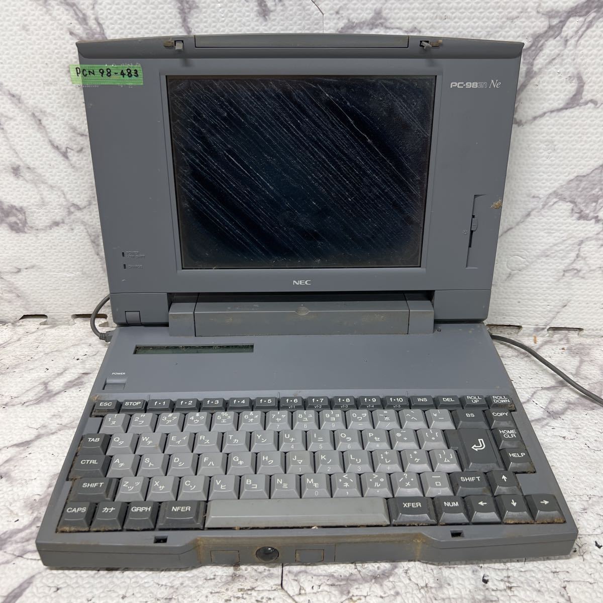 PCN98-483 激安 PC98 ノートブック NEC PC-9821Ne 通電不可 ジャンク_画像2