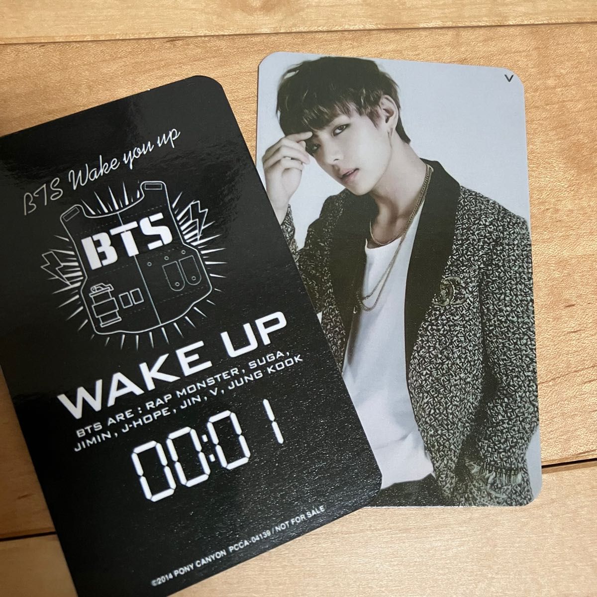 BTS 防弾少年団　テテ　V テヒョン　 トレカ　wake  up ランダム　 フォトカード