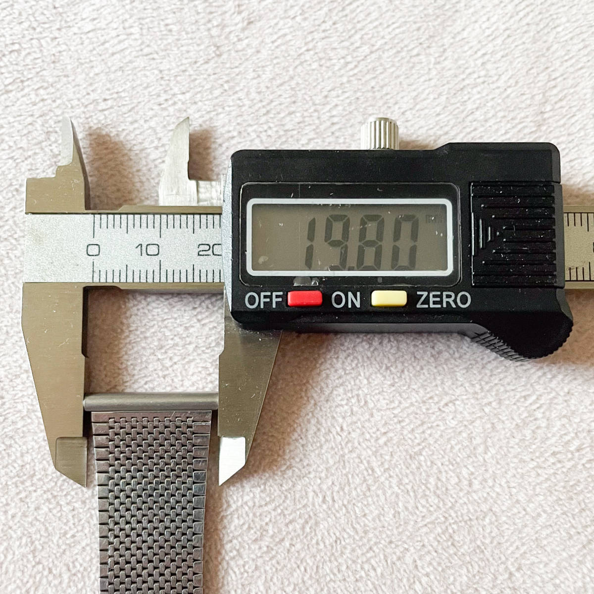 【時計●部品 Bambi(バンビ) 腕時計用ベルト ステンレス 19.8mm 銀／中古(9054)】の画像5