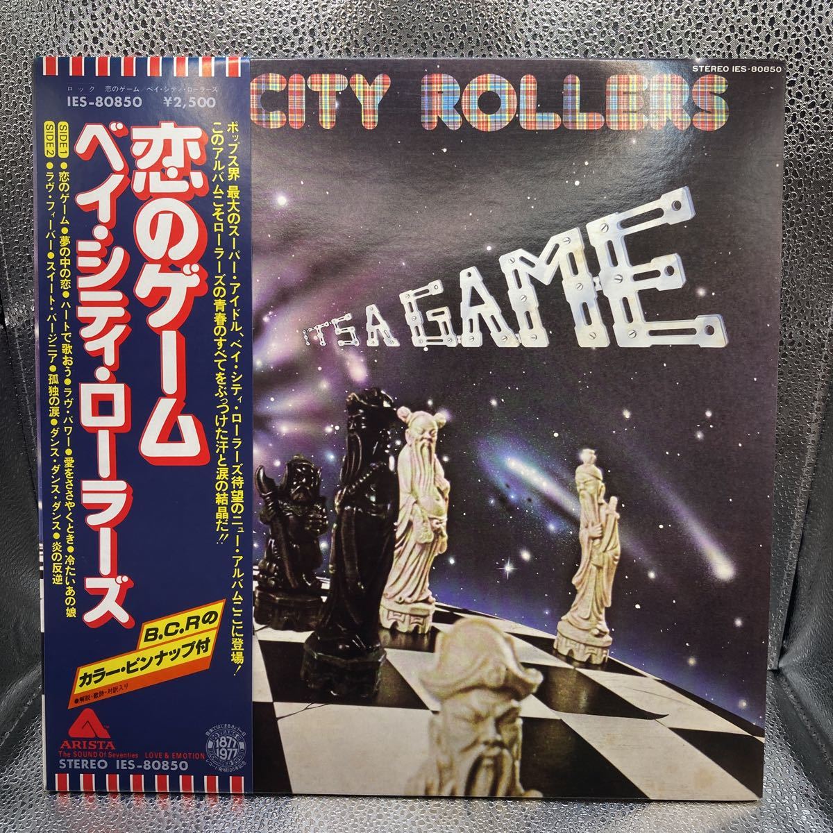美盤 LP Bay City Rollers - It's A Game ベイ・シティ・ローラーズ - 恋のゲーム IES-80850 国内盤_画像1