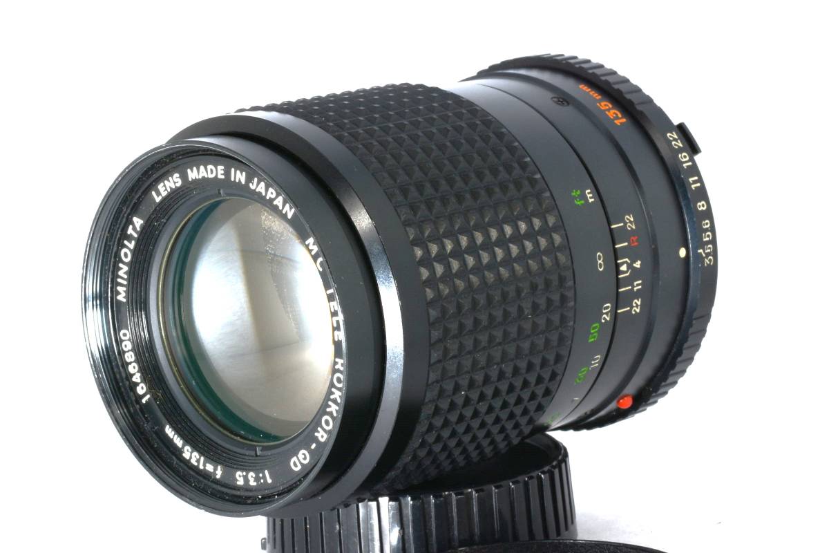 ４-２★200-3　ミノルタ　MINOLTA Lens MC TELE ROKKOR-QD 1:3.5 f=135mm (no.1646890)