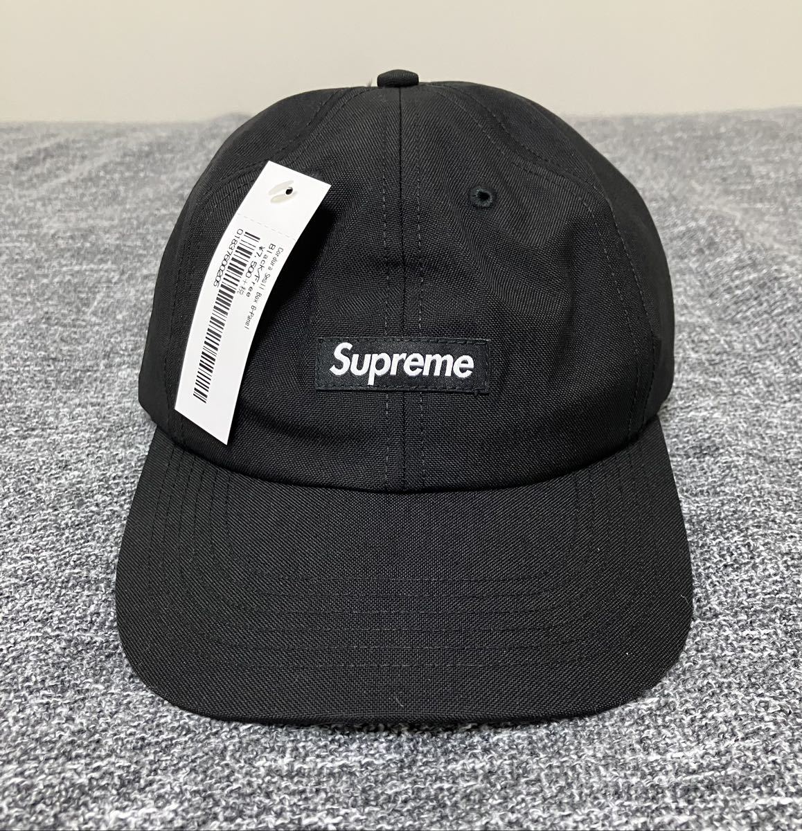 新品 未使用 Supreme Cordura Small Box 6-Panel 黒 BLACK シュプリーム キャップ Cap 帽子 New Era ボックスロゴ 国内正規 納品書 タグ付_画像3