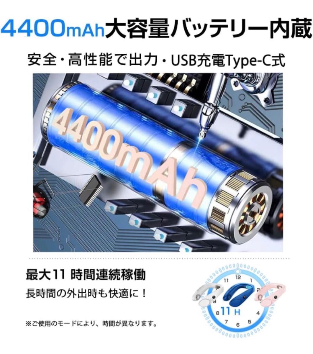 ★数回のみの使用★ 首掛け扇風機　ネッククーラー 冷却プレート付 羽なし