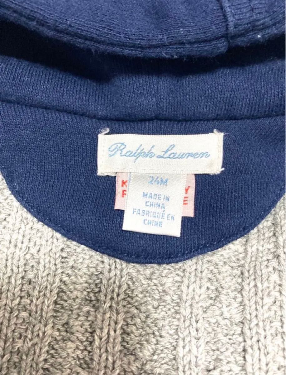 新品同様 ラルフローレン Ralph Lauren ベビー ニットジャケット