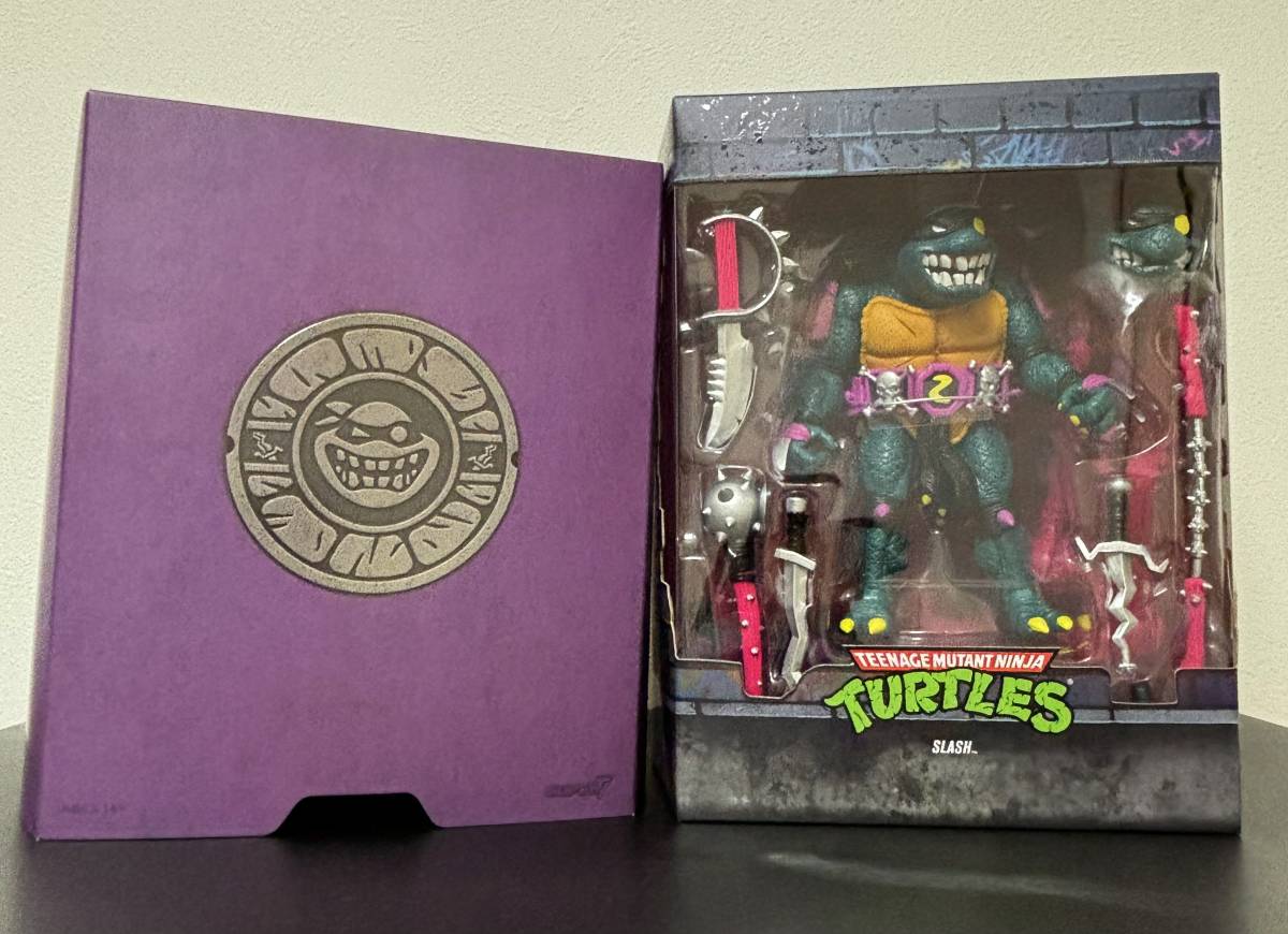 SUPER7 ULTIMATES　ミュータント ニンジャ タートルズ フィギュア スラッシュ 未開封新品 検索用)SLASH TMNT_画像1