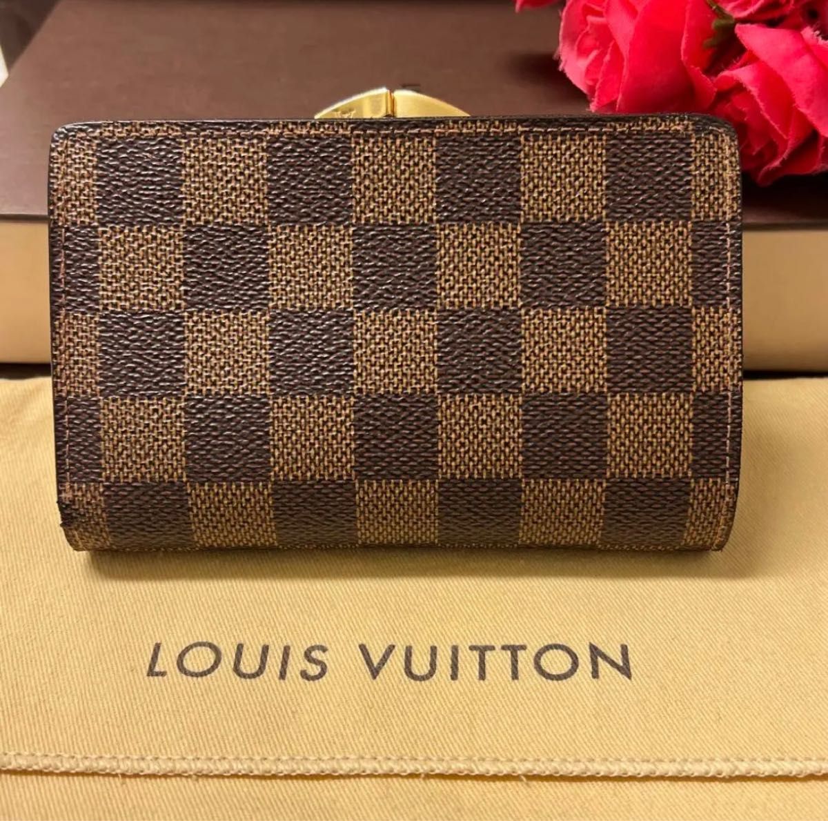 未使用に近い ルイヴィトン LOUIS VUITTON ダミエ ポルトフォイユ