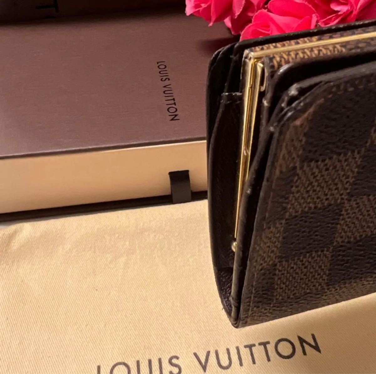 未使用に近い ルイヴィトン LOUIS VUITTON ダミエ ポルトフォイユ