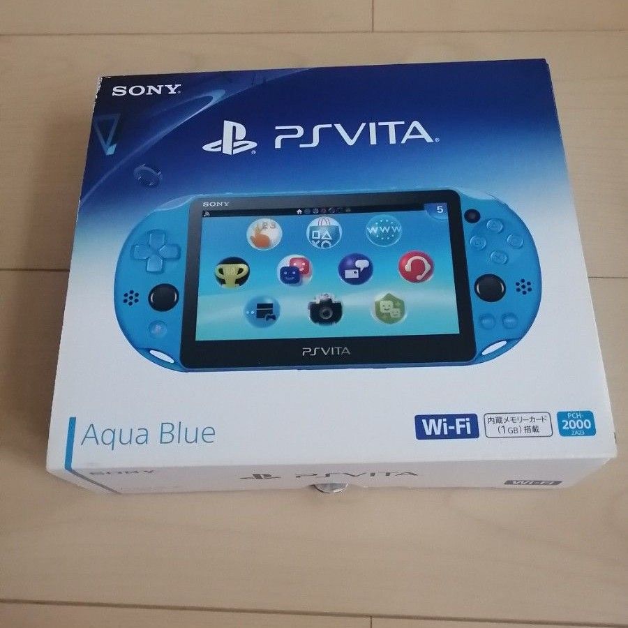 美品 PlayStation Vita（PCH-2000za23）アクアブルー-