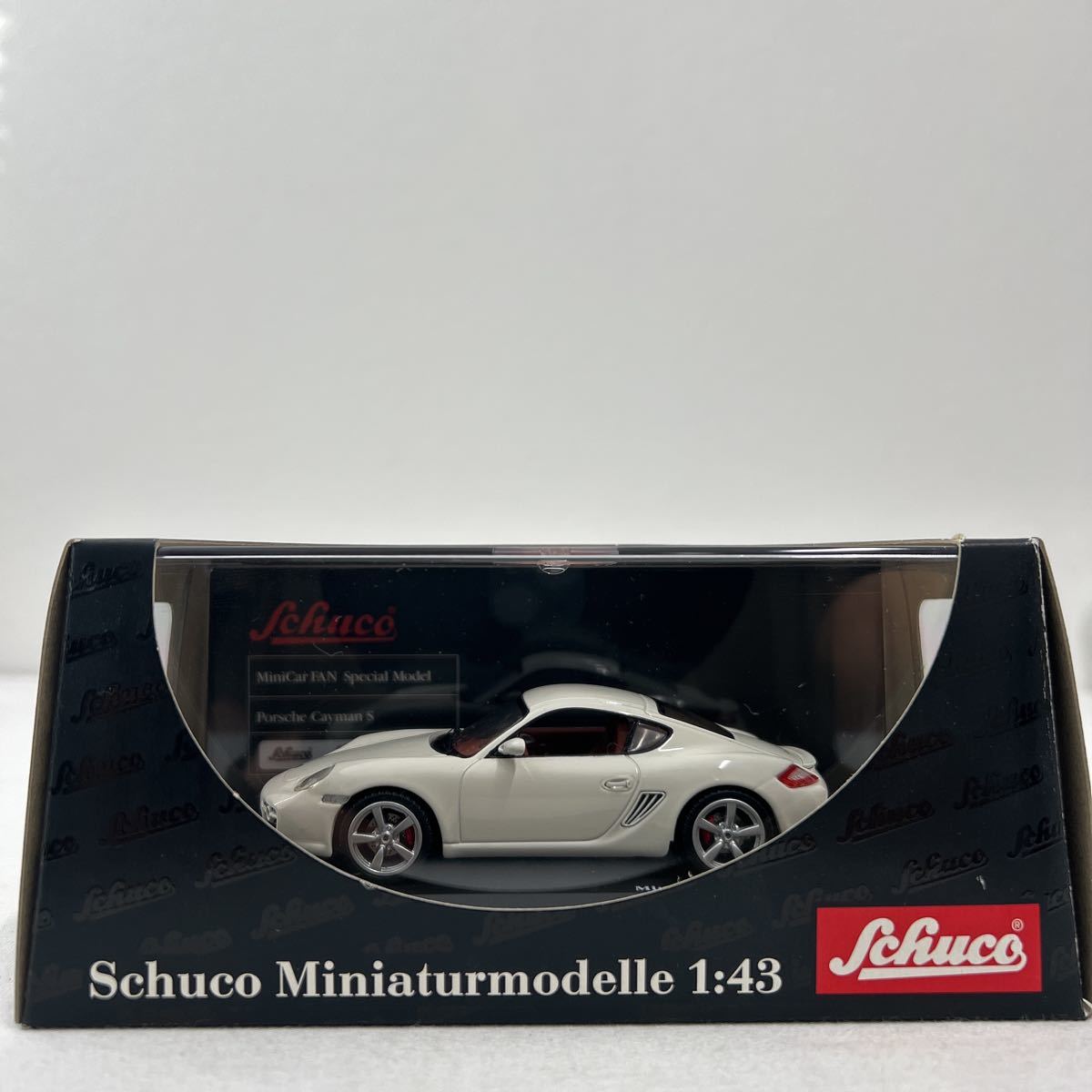  minicar fan special order Schuco 1/43 Porsche Cayman S White limited goods Schuco Porsche Cayman S white 987 type minicar model car 