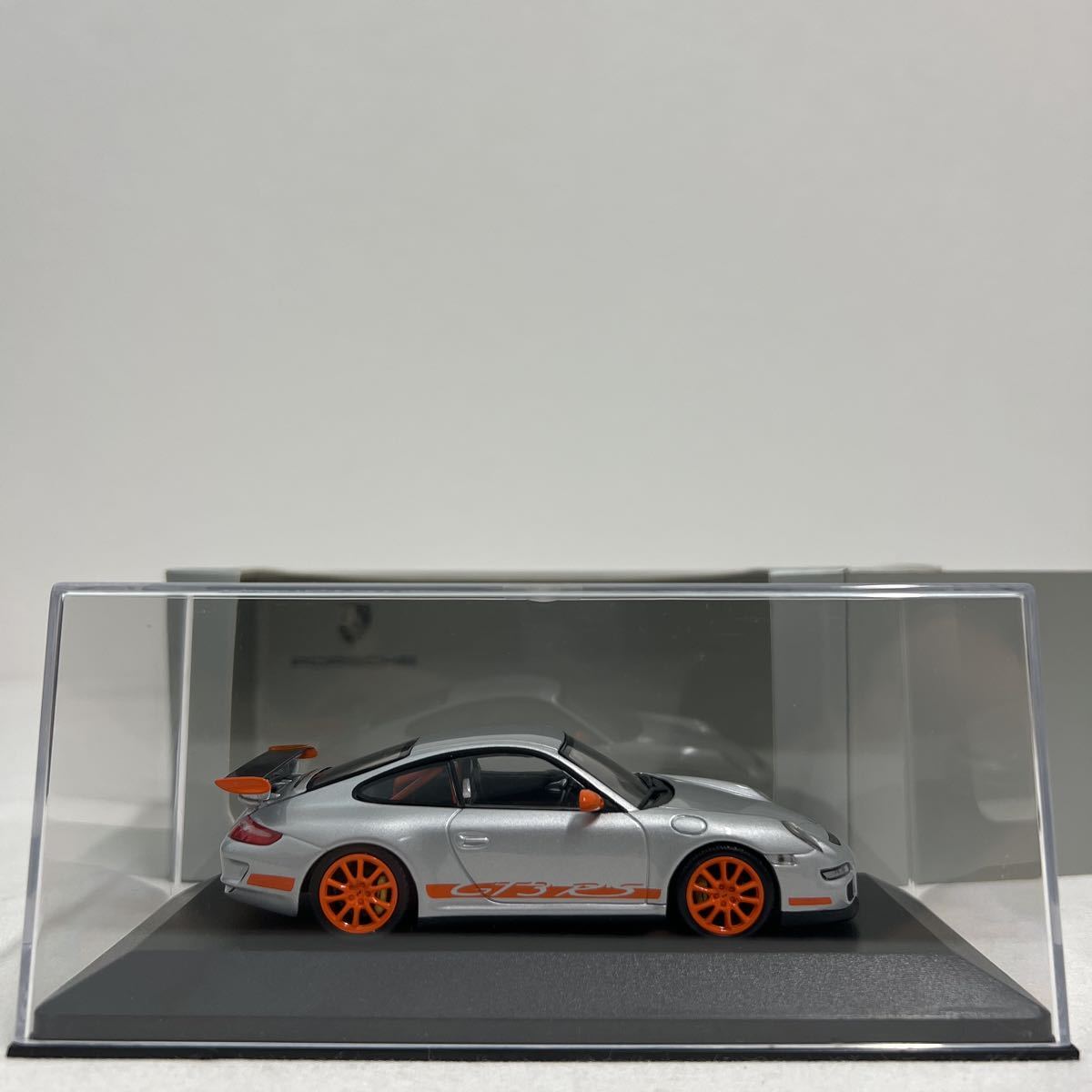 Porsche ディーラー特注 PMA 1/43 ポルシェ 911 GT3RS Silver MINICHAMPS ミニチャンプス 997 限定車 ミニカー モデルカー_画像7