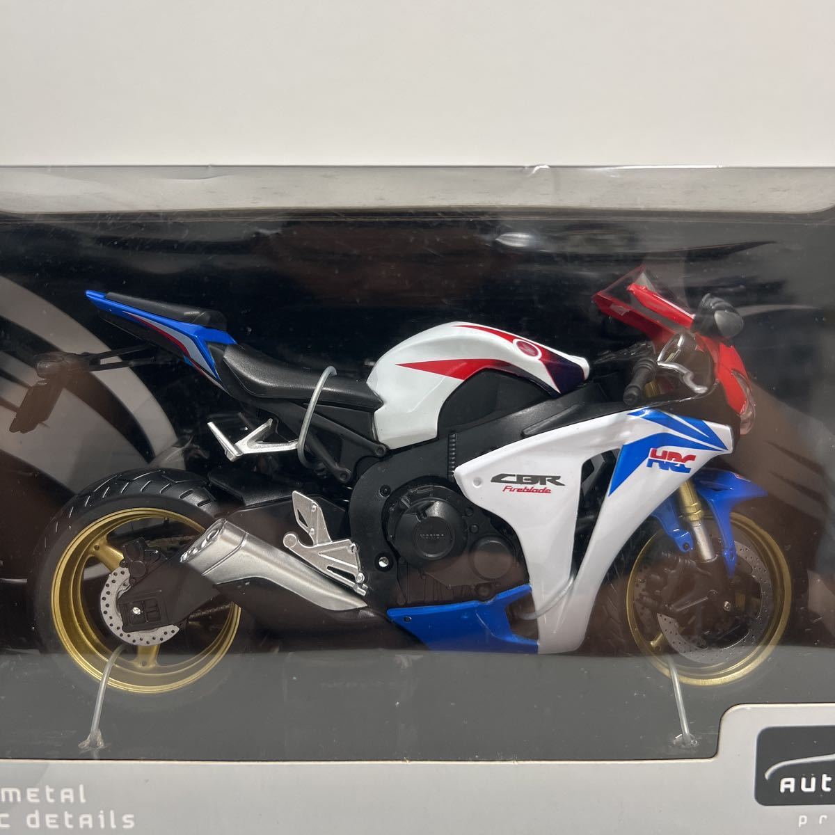  Aoshima 1/12 HONDA CBR1000RR tricolor color Honda CBR FIREBLADE final product bike series minicar model car 