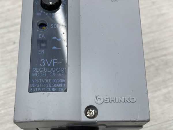 SHINKO パーツフィーダコントローラー C8-3VF C8-FL まとめて 100/200V 配電用品 レギュレーター パーツ取り 神鋼電機 即日配送_画像4
