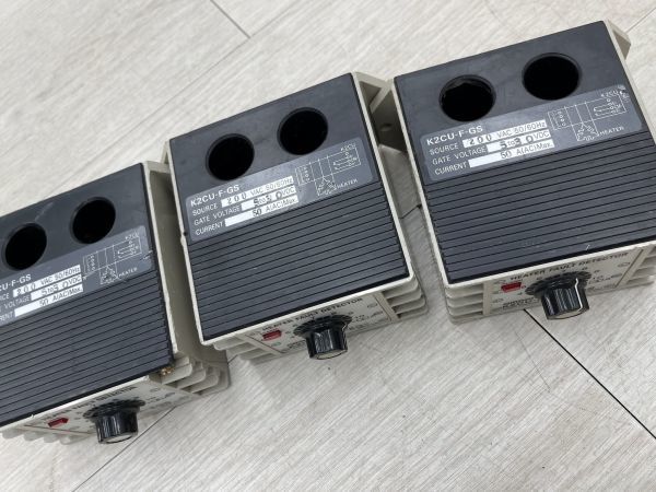 OMRON ヒーター断線警報機 K2CU-F40A-EGS 3個 まとめて AC200V AC16～40A ゲート入力端子付き 電材 配電用品 オムロン 即日配送_画像2