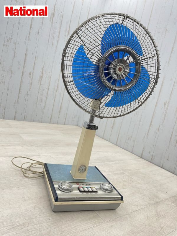 昭和レトロ National ナショナル 扇風機 F-30ZE 30cm Yahoo!オークション - 昭和レトロ ナショナル 扇風機 F-30SB