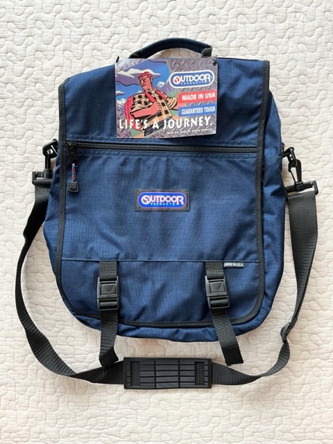 デッドストック/90's★OUTDOOR PRODUCTS USA製 3way ブリーフケース リュック ショルダーバッグ ネイビー ビンテージ