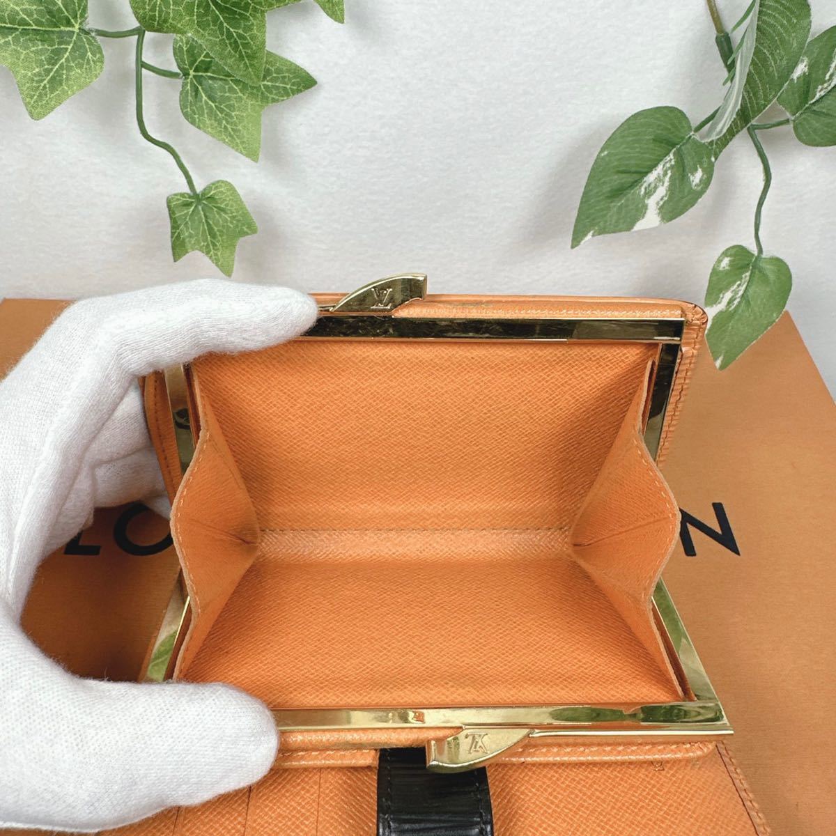 1円 LOUIS VUITTON ルイヴィトン エピ 財布 がま口 ヴィエノワ