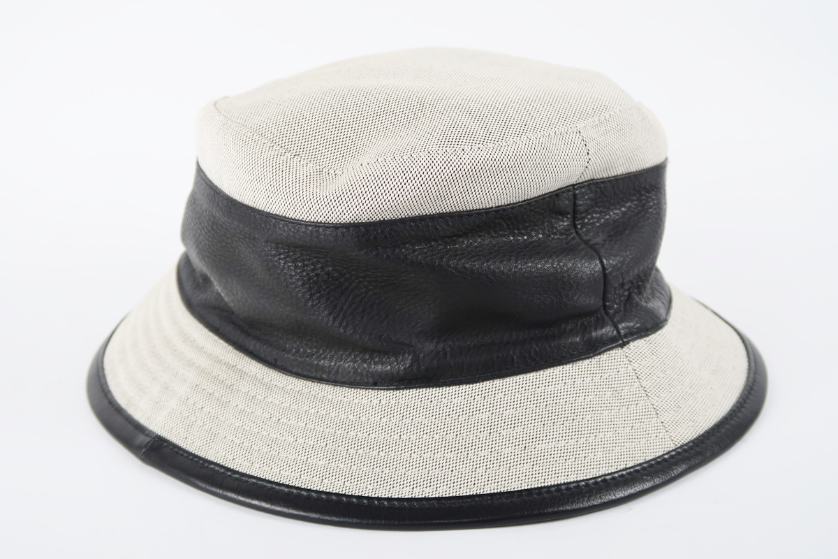 【超美品】HERMES エルメス モッチ ハット 帽子 57 服飾雑貨 小物 コットン100％【OI35】