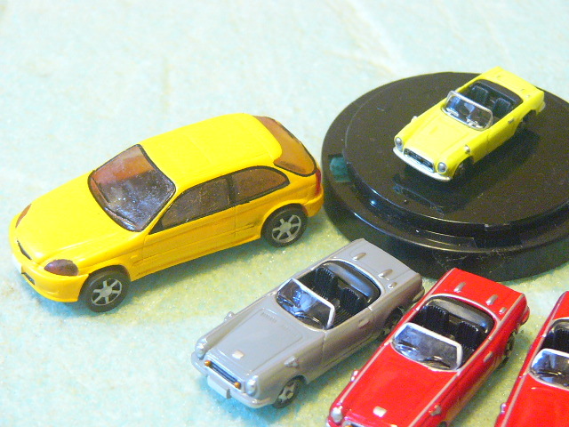NAVI Miniature Car Collection HONDA S500/S800/civic 計5台set (長期保存品) マイクロダイキャストモデル他_画像3