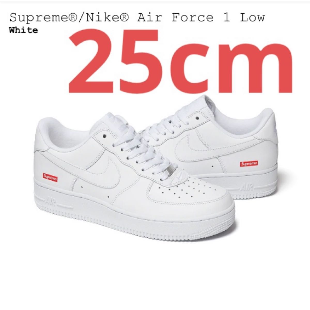 supreme Nike Air Force 1 Low White|PayPayフリマ