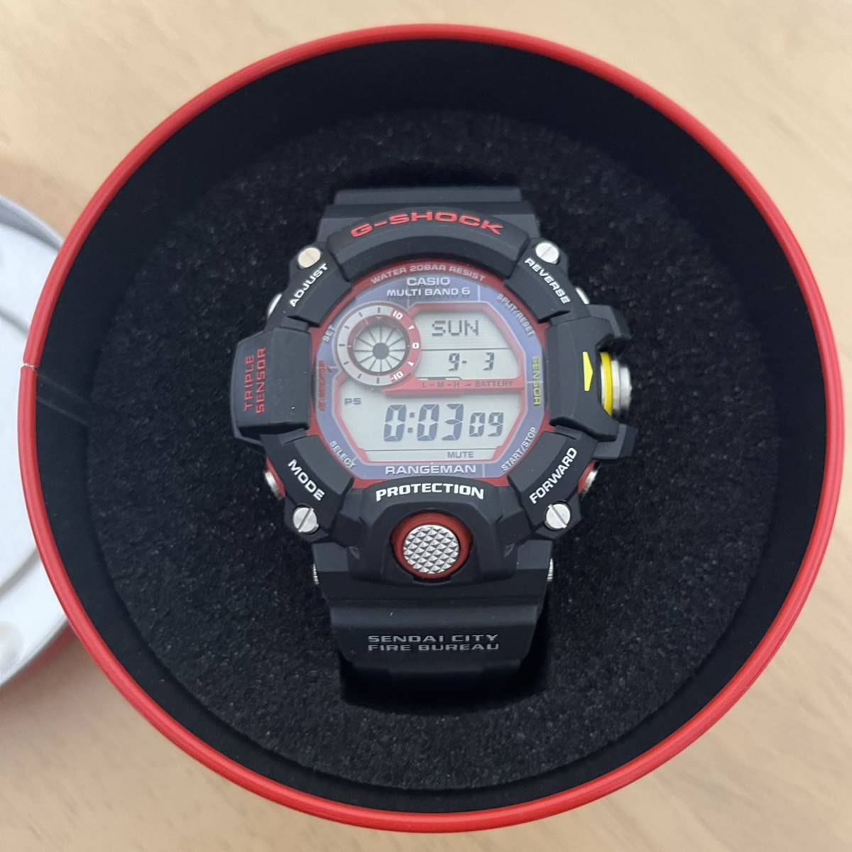 緊急消防援助隊 限定コラボモデル Gショック GW-9400NFST-1AJR 緊急消防援助隊 限定コラボモデル Gショック GW-9400NFST-1AJR