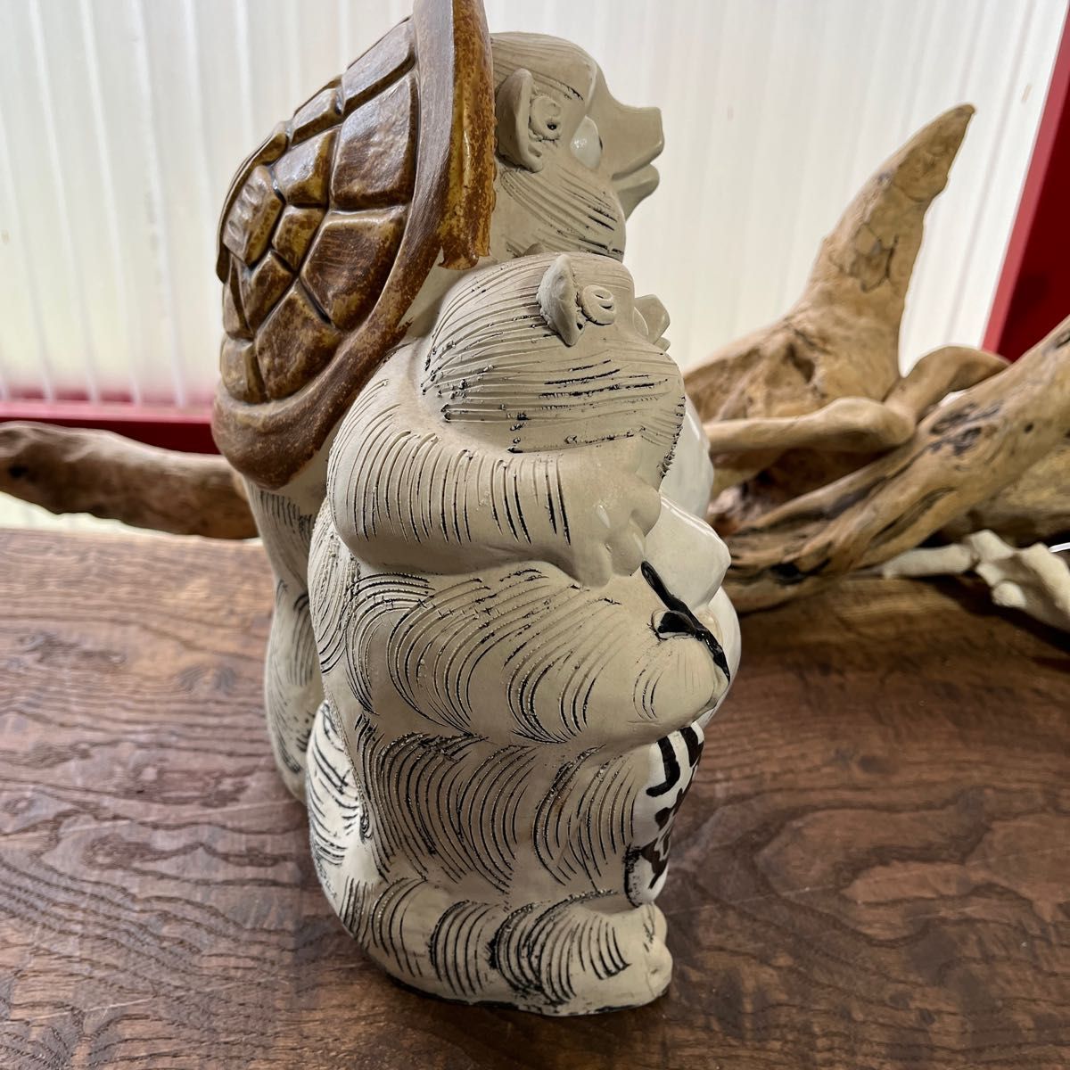 信楽焼/夫婦たぬき/骨董/希少/アンティーク/ヴィンテージ 信楽焼/夫婦たぬき/骨董/希少/アンティーク/ヴィンテージ
