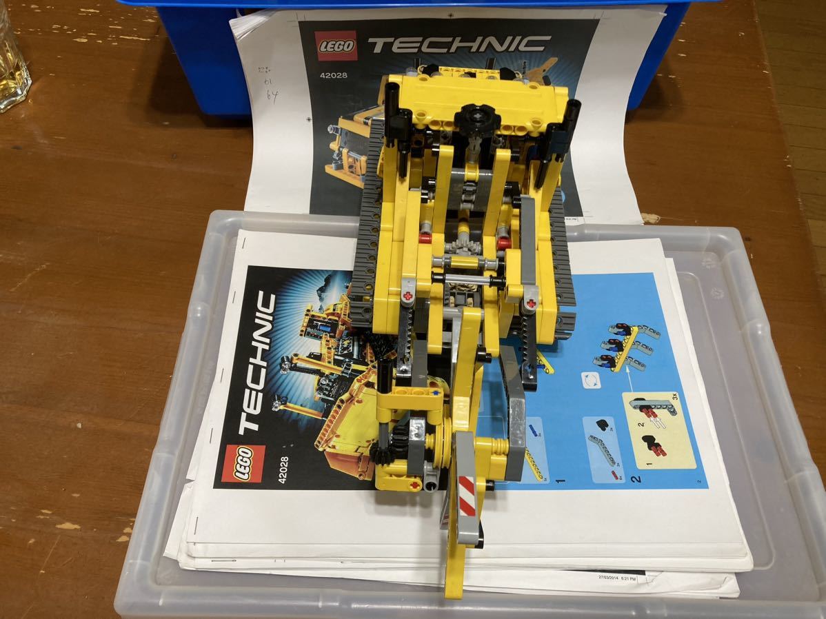 LEGO 42028 bulldozer lack of none used Lego block technique TECHNIC records out of production goods 