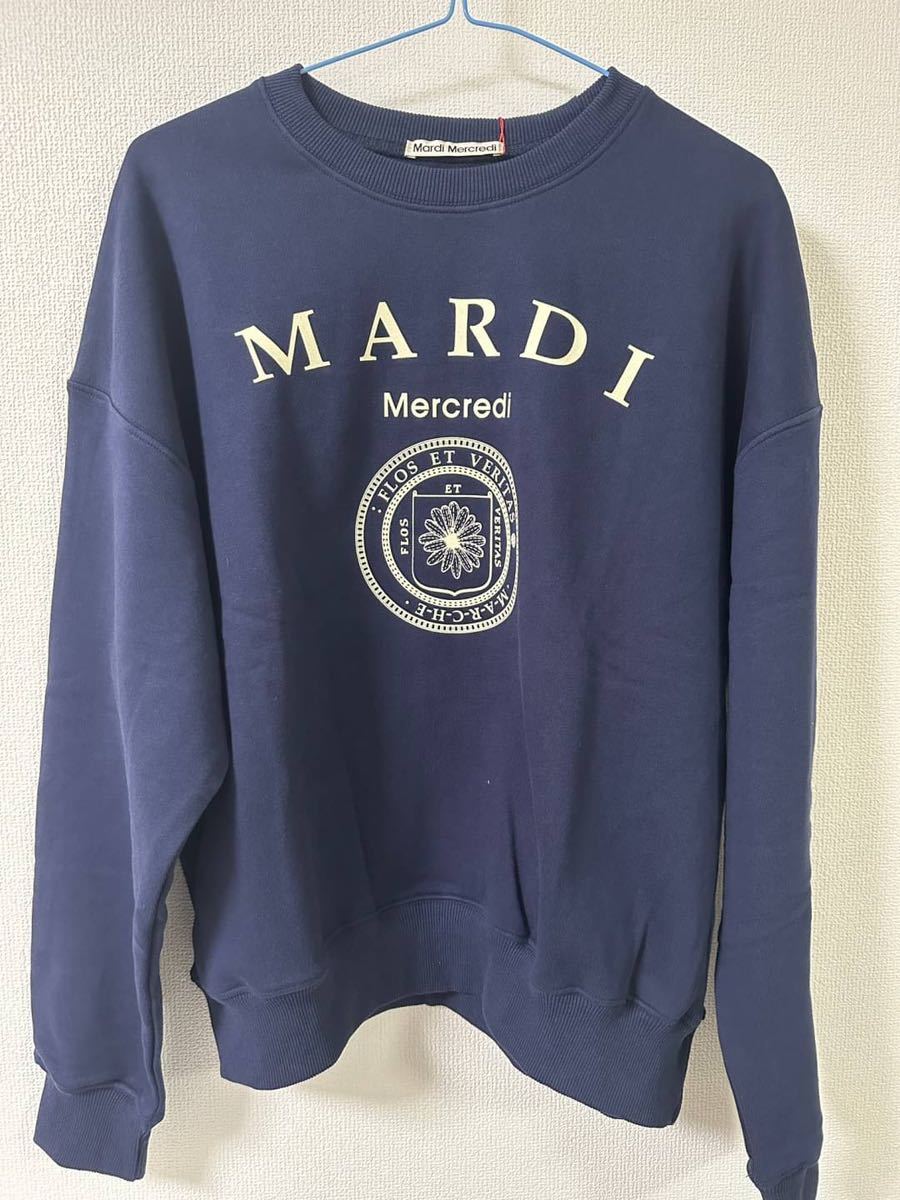 マルディメクルディ Mardi Mercredi スウェット NAVY IVORY Yahoo