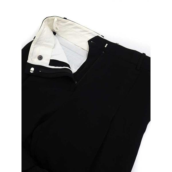 CELINE セリーヌ 裾切替 レーヨンワイドパンツ ブラック サイズ:38 レディース IT2UCLY70EK8_画像4