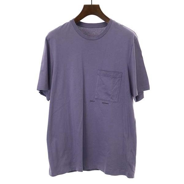 OAMC オーエーエムシー 19AW グラフィックプリントポケットTシャツ パープル サイズ:M メンズ ITTKJSZX9ANK_画像1