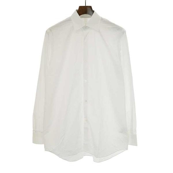 COMOLI コモリ L’ECHOPPE別注 コットンドレスシャツ ホワイト サイズ:37 メンズ ITKAMN41AKDM