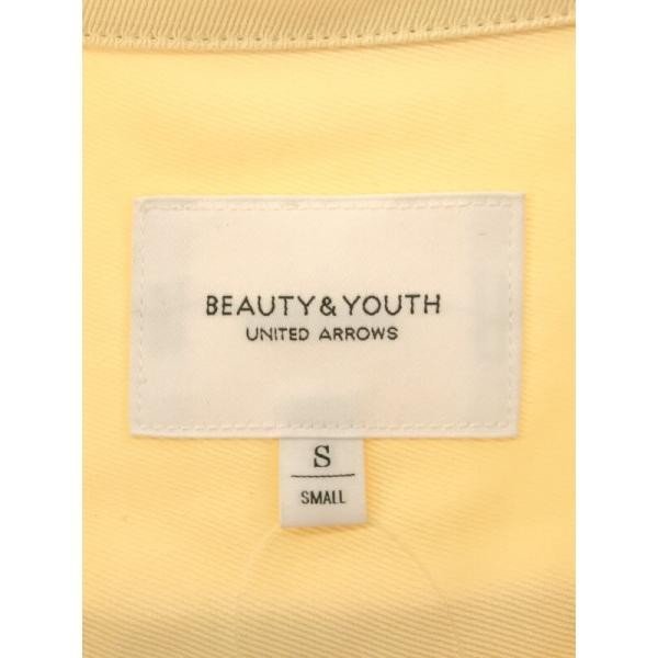 BEAUTY&YOUTH ビューティアンドユース 21SS シャツテールCPOジャケット イエロー サイズ:S レディース ITAZYJZ36MKC_画像4