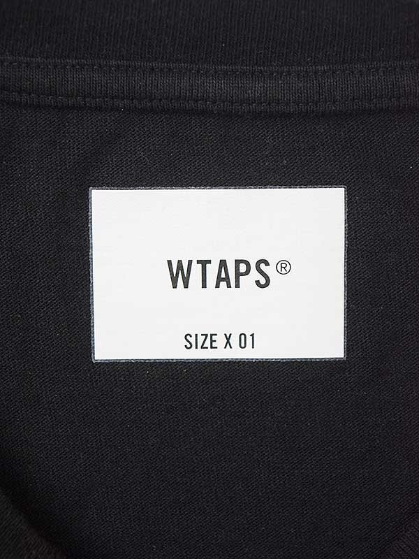 WTAPS ダブルタップス 22SS コットンクルーネックポケットTシャツ ブラック 01 ITWZNQUM6FE6_画像3