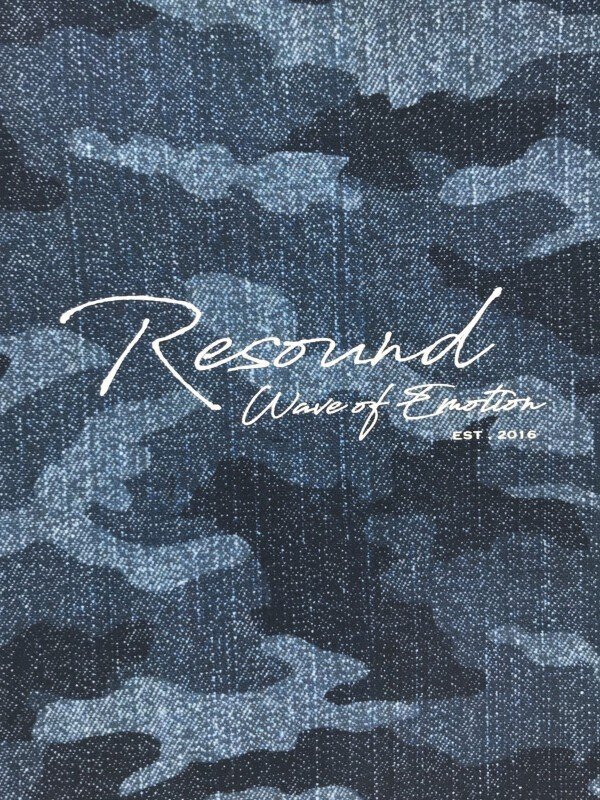 RESOUND CLOTHING リサウンドクロージング WAVE OF EMOTION カモフラポリエステルジップパーカー ブルー 1 ITWUQN8EOY0E_画像3