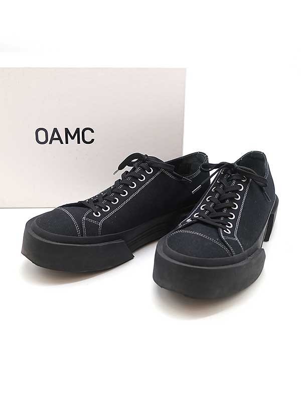 激安正規品 オーエーエムシー OAMC 20SS IT0THLLQN1J4 41 ブラック ステッチデザインローカットスニーカー PLIMSOLL INFLATE 26.0cm 激安正規品 オーエーエムシー OAMC 20SS IT0THLLQN1J4 41 ブラック ステッチデザインローカットスニーカー PLIMSOLL INFLATE 26.0cm