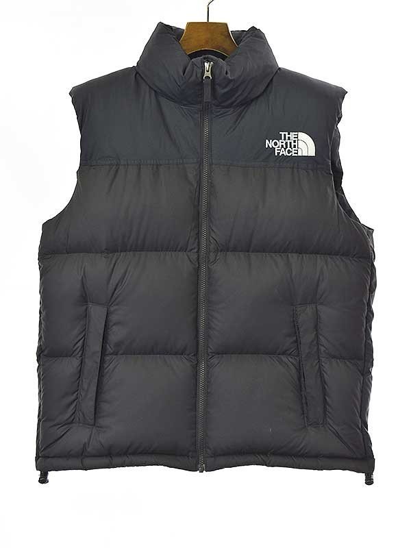 大切な THE NORTH FACE ザノースフェイス NUPTSE VEST ヌプシ ダウンベスト/ ND91843 ブラック XL ITMYW62070AY