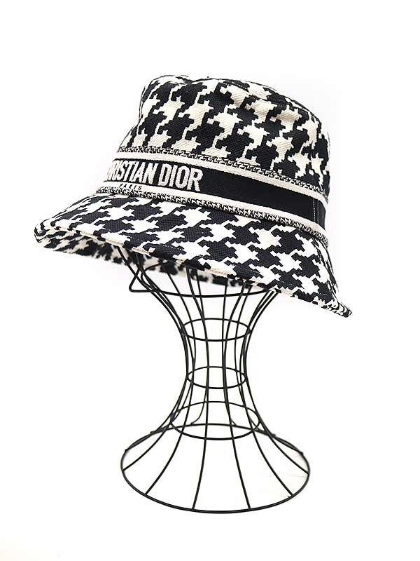 絶妙なデザイン 千鳥柄バケットハット HAT BUCKET BRIM SMALL