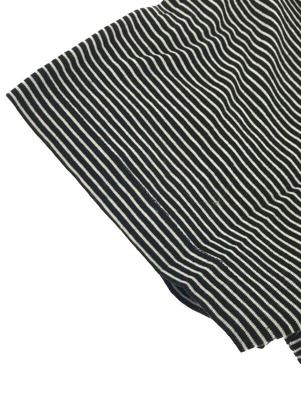 Dior HOMME ディオールオム 07AW BEE刺繍 ボーダーTシャツ ブラック ホワイト XS ITAQD0EXPK76の画像4