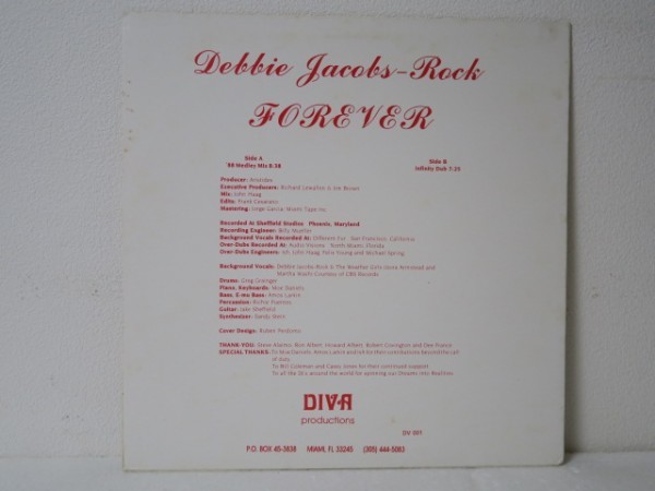 12★Debbie Jacobs-Rock Forever (モダン・ソウル/88年US盤)_画像2