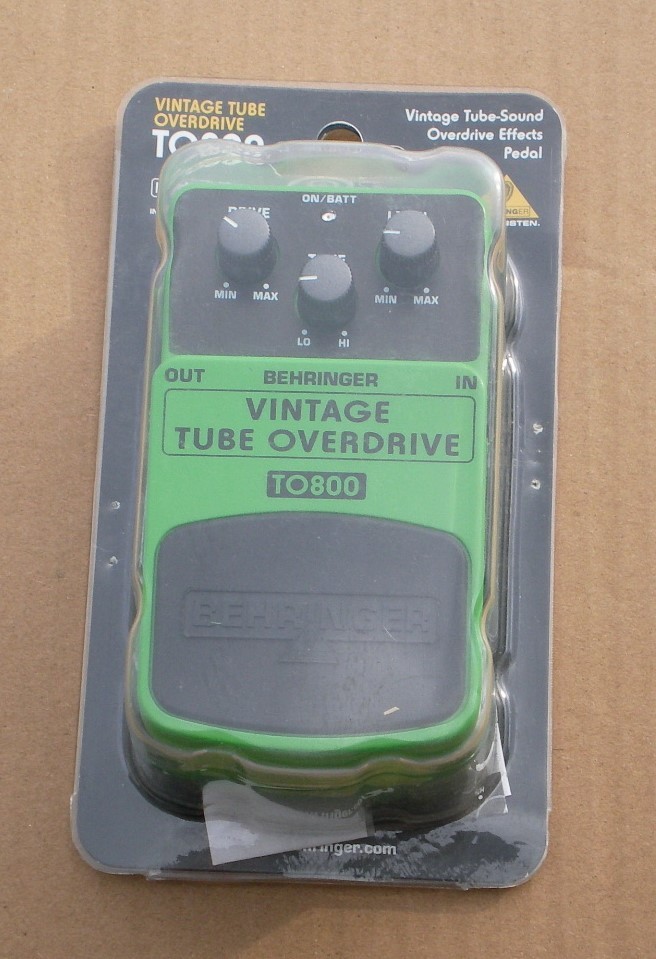 チューブオーバードライブ　TO800 BEHRINGER/VINTAGE TUBE OVERDRIVE ベリンガー _画像5