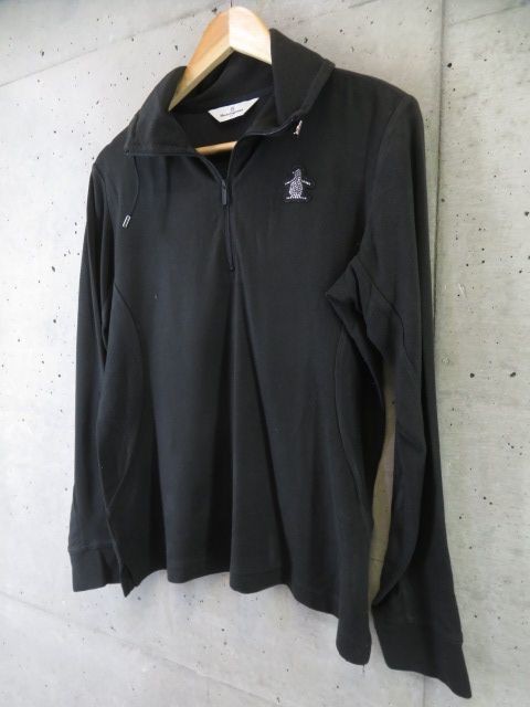 1011m1◆お洒落◆MUNSINGWEAR マンシング ハーフジッパー 長袖ストレッチシャツ LL/ゴルフシャツ/ジャケット/レディース/女性/婦人_画像2