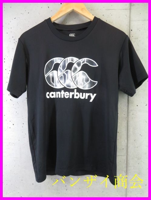 【送料300円可】9001m39◆吸汗速乾◆CANTERBURY カンタベリー 半袖ドライシャツ M/ジャージ/ジャケット/ユニフォーム/ワールドカップ_画像1