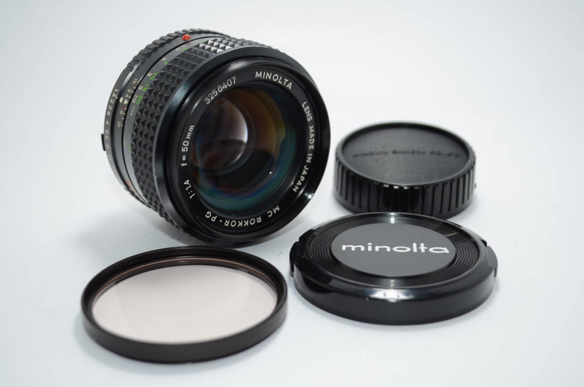 税込】 MC 【外観特上級】MINOLTA ROKKOR-PG ミノルタ #t8668 F1.4