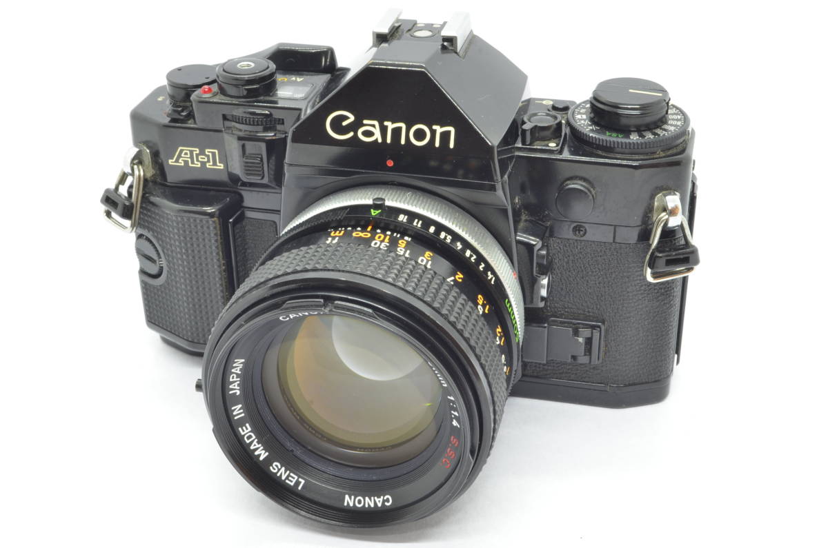 【外観並級以下】Canon A-1 キャノン FD 50mm F1.4 S.S.C. #s2429