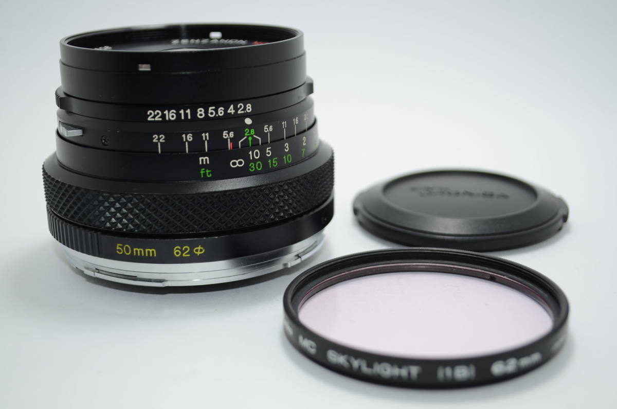 代引き人気 BRONICA 【外観特上級】ZENZA 中判レンズ F2.8 #t8011-2