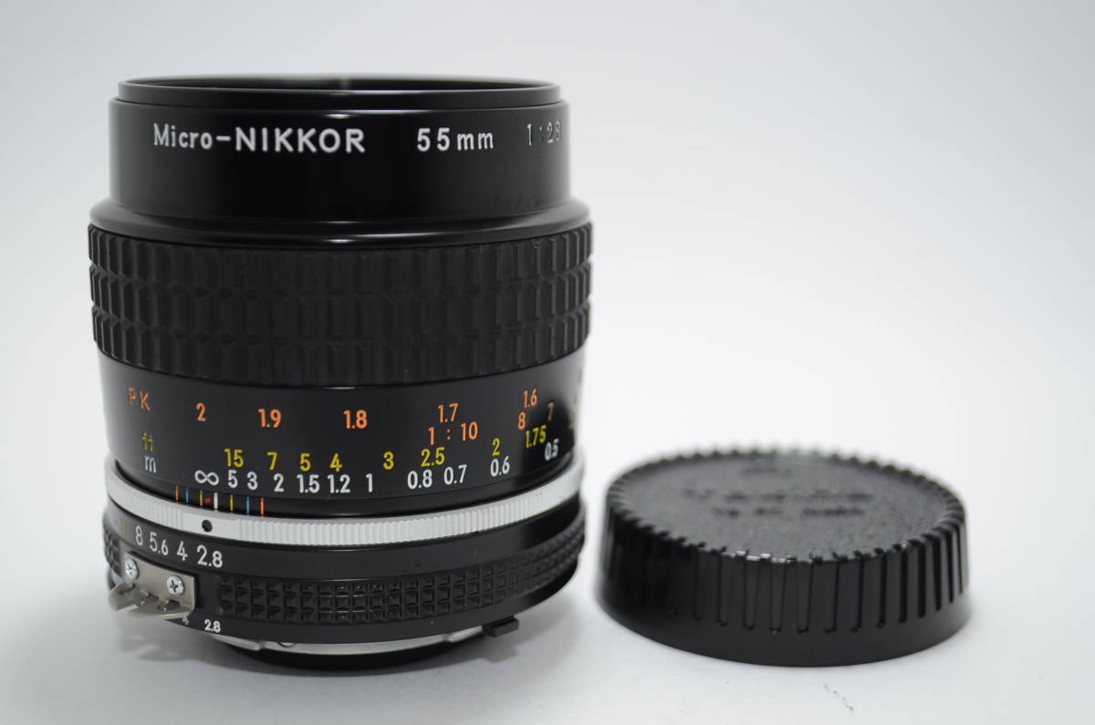 【外観特上級】Nikon Micro-NIKKOR 55mm F2.8 Ai-S 単焦点 マクロレンズ　#t8027_画像1