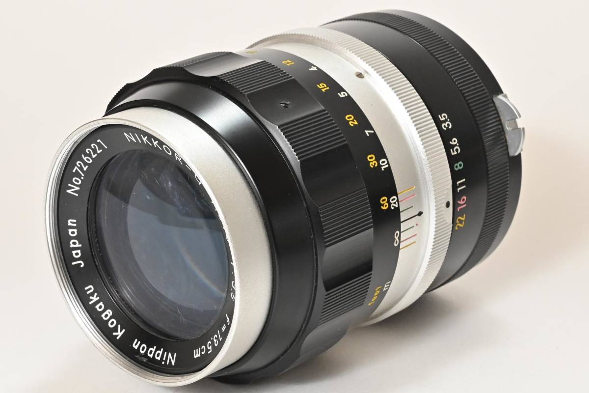 【外観特上級】Nikon Auto Nikkor-Q 13.5cm F3.5 ニコン　#s2160_画像1