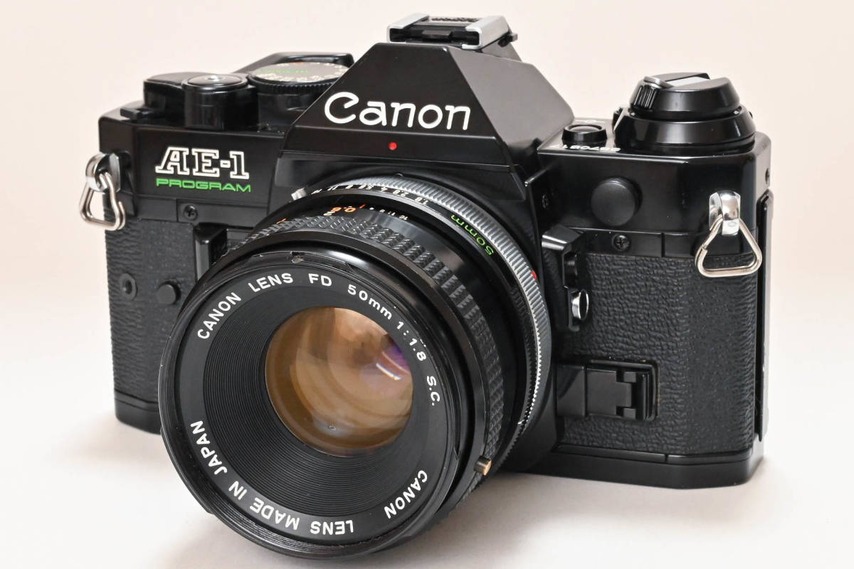 【外観特上級】Canon AE-1 Program キャノン FD 50mm F1.8 S.C.　#s2592