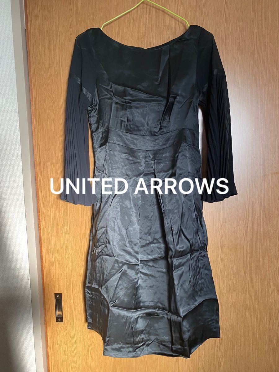 UNITED ARROWS ユナイテッドアローズ ワンピース 黒 レディース M