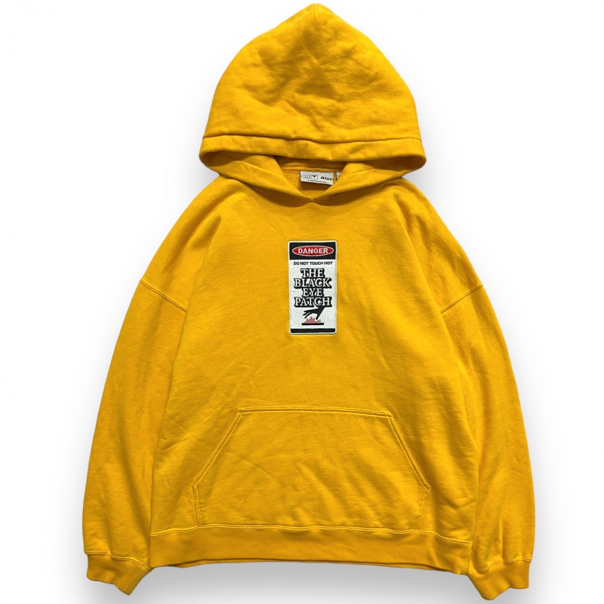 衝撃特価 20年製 BlackEyePatch イエロー XL プリント バック パーカー
